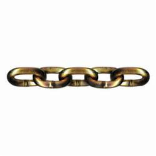 CM® 679033 Welded Transport Chain, Standard Link, 3/8 in Trade, 6600 lb Load, 70 Grade, 400 ft L