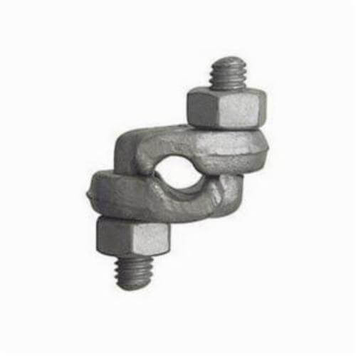 CM® M2246 Big Orange® Double Saddle Mid-Grip Wire Rope Clip, 3/16 to 1/4 in, Forged SS, 2 Clips, 4 in Rope Turn Back