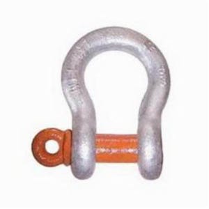 CM® M654G Super Strong Anchor Shackle, 10 ton Load, 1 in, 1-1/8 in dia Screw Pin, Galvanized