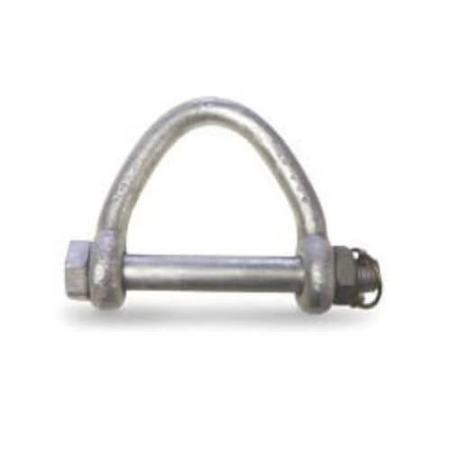 CM® M703A Web Sling Shackle with Bolt, Nut and Cotter, 3-1/4 in L, Alloy
