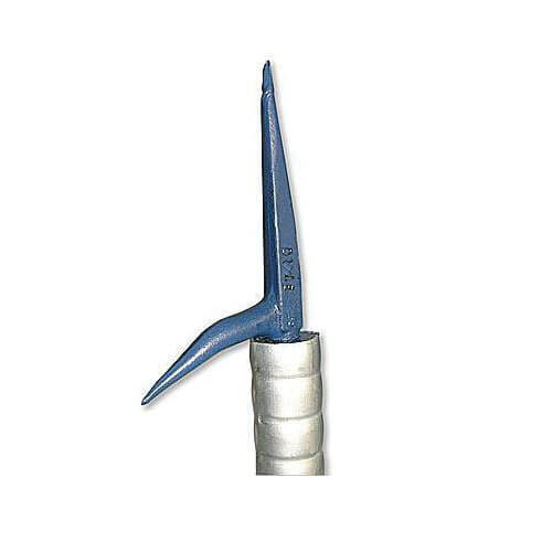 CM® 10012WD Straight Pike Pole with Wooden Knob, 1-1/2 in x 10 ft Anodized Aluminum Handle