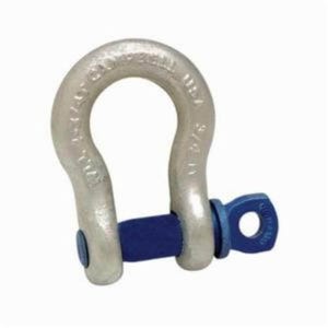 Campbell® 5411235 419 Anchor Shackle, 4.75 ton Load, 3/4 in, 7/8 in dia Screw Pin, Galvanized