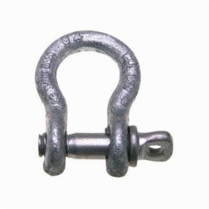 Campbell® 5411035 Anchor Shackle, 3.5 ton Load, 5/8 in, 3/4 in dia Screw Pin, Galvanized