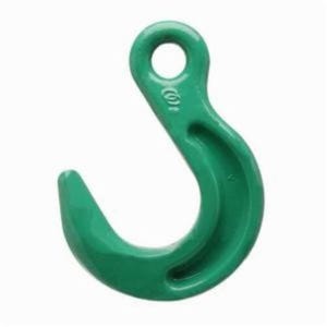 Campbell® Cam-Alloy® 5664615 Foundry Hook, 3/8 in Trade, 8800 lb Load, 100 Grade, Eyelet Attachment, Steel