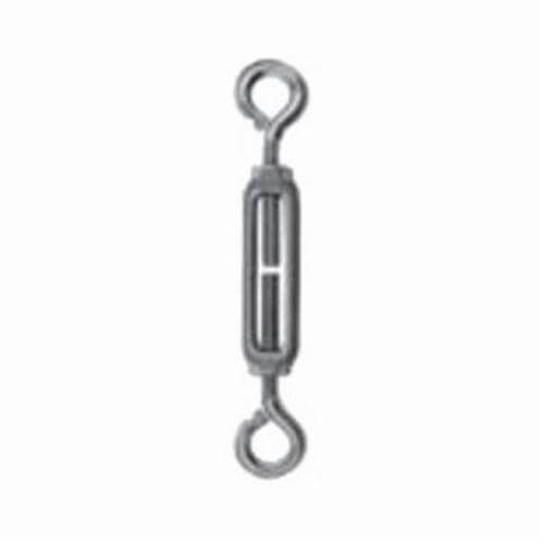 Chicago Hardware 05105 7 Midget Turnbuckle, Eye/Eye, 11902 in Thread, 36 lb Working, 1-2/8 in Take Up, 3-3/8 in L Close, Cast Aluminum
