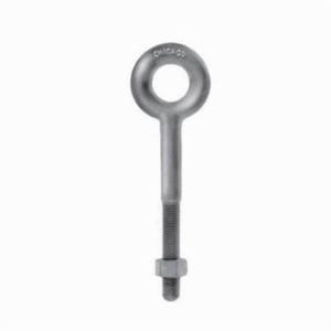 Chicago Hardware 08054 5 Regular Pattern Eye Bolt, 3/8 in, 8 in L Shank, Heat Treated Drop Forged Steel, Hot Dipped Galvanized