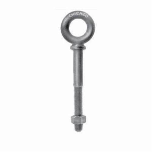 Chicago Hardware 08482 6 Shoulder Pattern Eye Bolt, 5/8 in, 4-1/2 in L Shank, Drop Forged Steel, Hot Dipped Galvanized