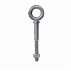 Chicago Hardware 08554 0 Shoulder Pattern Eye Bolt, 1 in, 9 in L Shank, Heat Treated Drop Forged Steel, Hot Dipped Galvanized