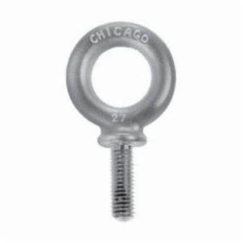 Chicago Hardware 13248 0 Shoulder Pattern Threaded Machinery Eye Bolt, 3/4 in, 2 in L Shank, SS