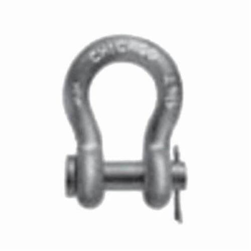 Chicago Hardware 21130 7 Class 1 Anchor Shackle, 2 ton Load, 1/2 in, 5/8 in dia Round Pin, Hot Dipped Galvanized