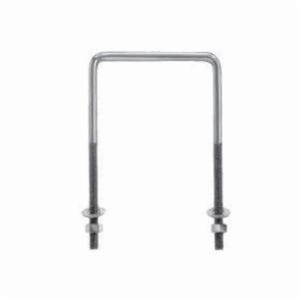 Chicago Hardware 51020 2 SB-4 Square Bend U-Bolt, 3/8-16, 4 in W Inside, Zinc Plated