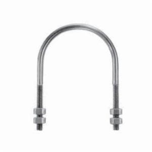 Chicago Hardware 51530 6 LT-6 Long Tangent Round Bend U-Bolt, 3/8-16, 4-7/16 in L Inside x 2-7/16 in W Inside, Zinc Plated