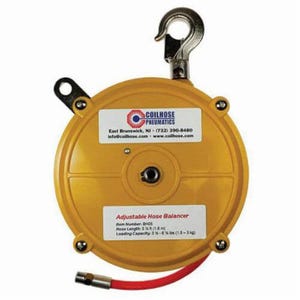 Coilhose® BH08 Heavy Duty Mechanical Hose Balancer, 4.5 to 8 lb Load, 5.5 ft L Cable