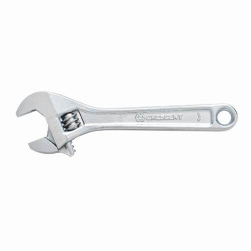 Crescent® AC28BK Adjustable Wrench, 1-1/8 in Wrench Opening, 8 in OAL, Non-Cushion Grip, Heat Treated Alloy Steel Body