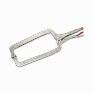 Crescent® C18CCSN Compound Action Locking C-Clamp with Swivel Pads, Nickel Plated