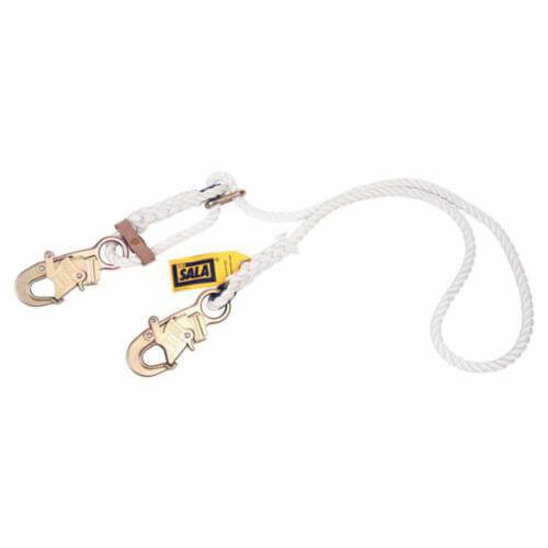 3M™ DBI-SALA® 1232210 Adjustable Positioning Lanyard, 310 lb Load, 6 ft L, Polyester Webbing Line, 1 Legs