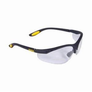 DeWALT® by Radians® DPG58-1D Reinforcer™ Safety Glasses, Hard Coat/Impact-Resistant, Clear Lens, Full Frame, Black