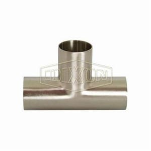 Dixon® B7W-G300P Weld Tee, Long, Series: B7W, Fitting/Connector Type: Tee, 3 in Nominal Size, 0.065 in Thickness, 304 Stainless