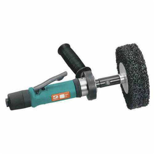 Dynabrade® Dynastraight® 13201 Straight Line Abrasive Finishing Tool, 8 in dia Pad, 1/2 in Arbor/Shank, 0.7 hp, 35 scfm Air Flow