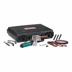 Dynabrade® Mini-Dynafile® II 15006 Abrasive Belt Tool Versatility Kit, 1/8 to 1/2 in W x 12 in L, 0.4 hp, 20 scfm Air Flow, 90 psi