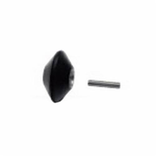 Dynabrade® 15343 Contact Wheel, Use with Dynafile® III Contact Arm, 2 in dia x 1 in W, 5/8 in ID, V-Shaped Face