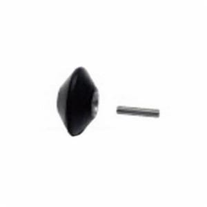 Dynabrade® 15343 Contact Wheel, Use with Dynafile® III Contact Arm, 2 in dia x 1 in W, 5/8 in ID, V-Shaped Face