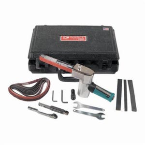 Dynabrade® Dynafile® II 40321 Lightweight Abrasive Belt Tool Versatility Kit, 1/4 to 3/4 in W x 18 in L, 1/2 hp, 28 scfm Air Flow,