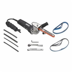 Dynabrade® Dynafile® II 40611 Abrasive Belt Machine Versatility Kit, 18 to 24 in L x 1/8 to 3/4 in W Belt, 120 VAC