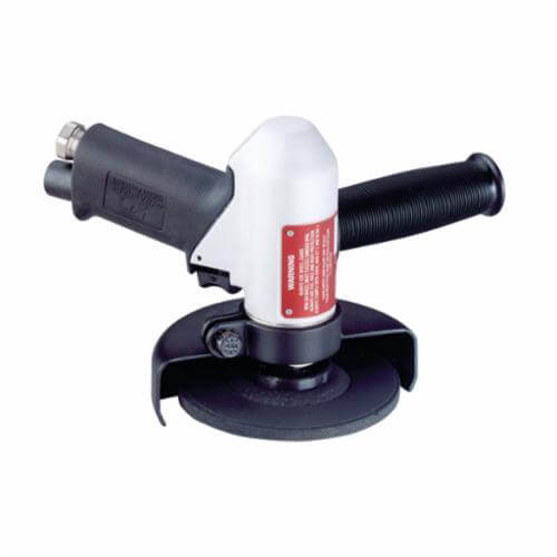 Dynabrade® 50340 Gearless Depressed Center Wheel Grinder, 4-1/2 to 5 in dia Wheel, 5/8-11 Male Arbor/Shank, 0.7 hp, 90 psi