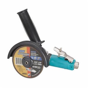 Dynabrade® 52430 Gearless Cut-Off Wheel Tool, 4 in dia Wheel, 15000 RPM Speed, 32 CFM Air Flow, 90 psi