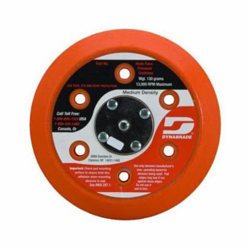 Dynabrade® 54326 Medium Density Vacuum Disc Backing Pad, 5 in dia Pad, Hook Attachment