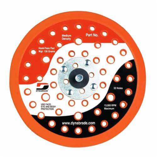 Dynabrade® 56321 Medium Density Vacuum Backing Pad, 6 in dia Pad, Hook Attachment