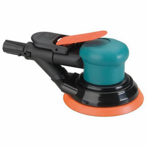 Dynabrade® Dynorbital-Spirit® 59038 Self-Generated Vacuum Random Orbital Sander, 5 in Round Pad, 14 scfm Air Flow, 90 psi
