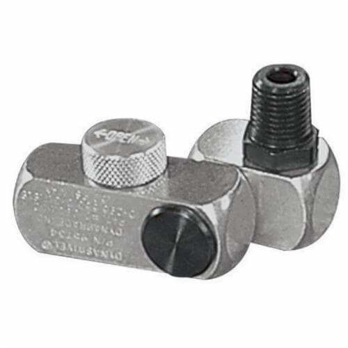 Dynabrade® 95734 Flow Control Swivel Fitting, 1/4 in NPT Connection, 25 scfm, Aluminum