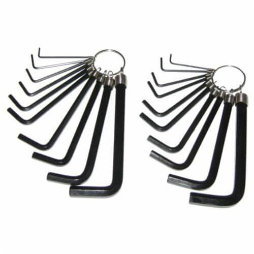 Dynabrade® 96341 Standard Hex Key Wrench Set, Use with 91000 Full Service Repair Station/Air Power Tool