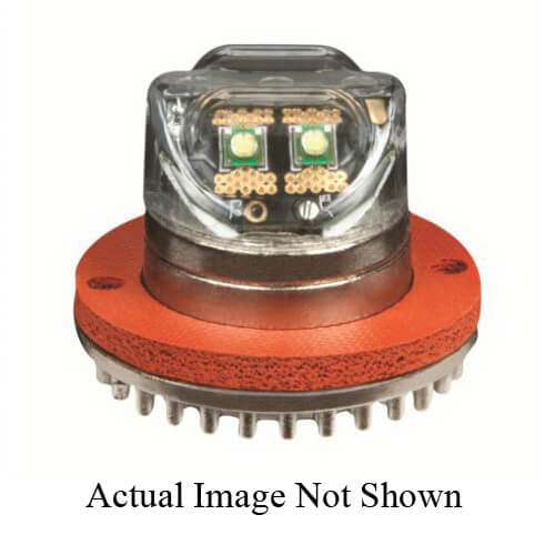 ECCO® 9011A Directional Lamp, Amber, LED Lamp, Through Hole Mount, Nickel Housing, 12 VDC/0.35 A