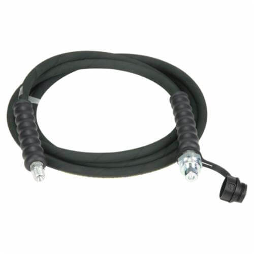 Enerpac® HC-9210 High Pressure Hydraulic Hose 900 with CH-604 Coupler End, 3/8 in, MNPT, 10 ft L, 10000 psi, Rubber