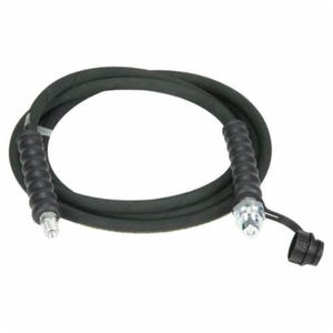 Enerpac® HC-9210 High Pressure Hydraulic Hose 900 with CH-604 Coupler End, 3/8 in, MNPT, 10 ft L, 10000 psi, Rubber