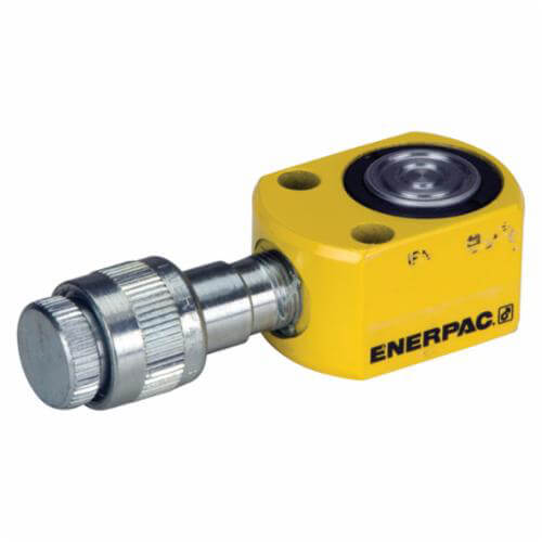 Enerpac® RSM-50 Flat-Jac® Low Height Single Acting Spring Return Hydraulic Cylinder, 5 ton Capacity, 1 in dia Rod, 10000 psi