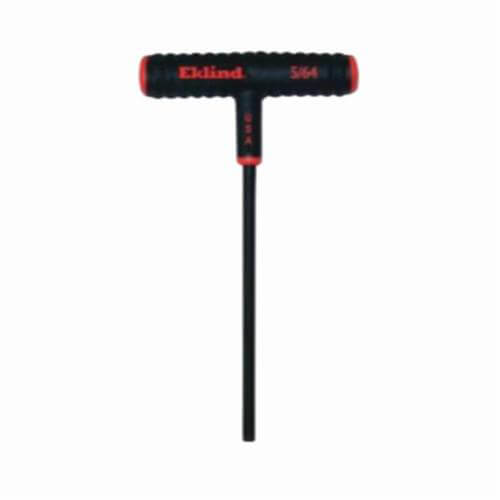 Eklind® 61906 Power-T™ Hex Key, Hex Drive, Slip-Resistant Grip/T-Handle Handle, Alloy Steel, Black Oxide