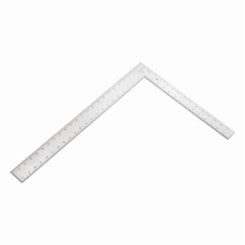 Empire® 1110 Carpenter's Framing Square, 24 in L, 1/8 in Graduation, 22-1/2 in Tongue, Aluminum
