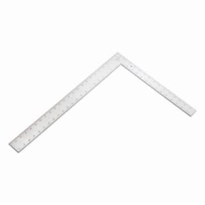 Empire® 1110 Carpenter's Framing Square, 24 in L, 1/8 in Graduation, 22-1/2 in Tongue, Aluminum