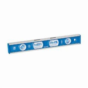 Empire® EM81.12 True Blue® E81 Heavy Duty Magnetic Tool Box Level, 24 in L, 3 Vials, Aluminum