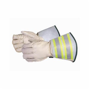 Superior Glove® 365DLX2TLXX Endura® Deluxe General Purpose Gloves, 2XL, Lineman/Rigging, Thumb/Palm Patch Style, Leather Palm