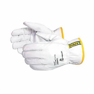 Endura® 378GKGTL Cut-Resistant Driver Glove, Goatskin Grain Leather Palm, ANSI/ISEA Cut Level: A4, Cut/Puncture Resistant