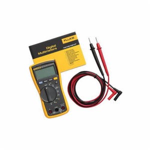 Fluke® FLUKE-115 Digital Multimeter, 600V DC/VAC, 10 A, 40 MOhm, 600V AC/DC, 10 A, 5 Hz to 50 kHz, 0.1 Ohm to 40 MOhm, Digital