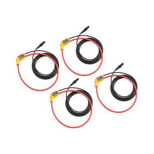 Fluke® I17XX-FLEX3000/4PK iFlex® Current Clamp Probe, Flexible, 1000V AC, 3000 A, 50/60 Hz, 7.28 in Conductor, TPR