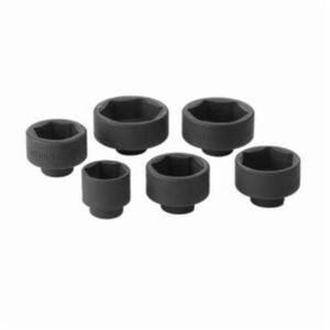Gearwrench® 41890 Canister Socket Service Kit, 6-Piece Metric, Specifications: 3/8 in Drive, Alloy Steel