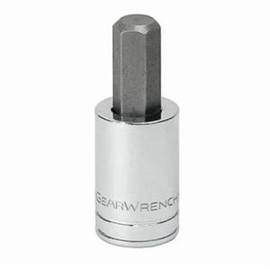 GearWrench® 80417 Socket Driver Bit, Standard Length, Imperial, Hex Drive, 3/8 in Drive, Hex Bit, 3/16 in Bit, 0.984 in Bit Length