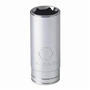 GearWrench® 80675 Socket, Deep Length, Imperial, Square Drive, 1/2 in Drive, 1-1/16 in Socket, 0.457 in Opening Depth